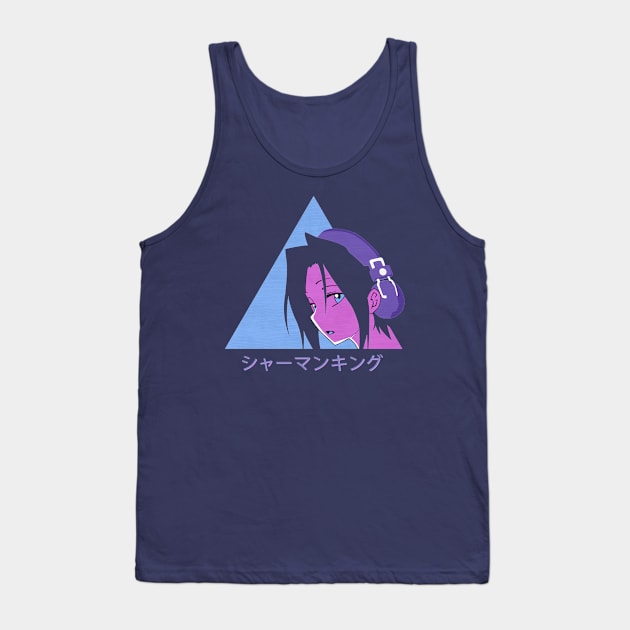 Shaman king - Yoh Asakura - Vaporwave Tank Top by SirTeealot